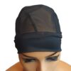 Headband Mesh Wig Cap Black – Base for Wig Making & Gym‑Ready Styles