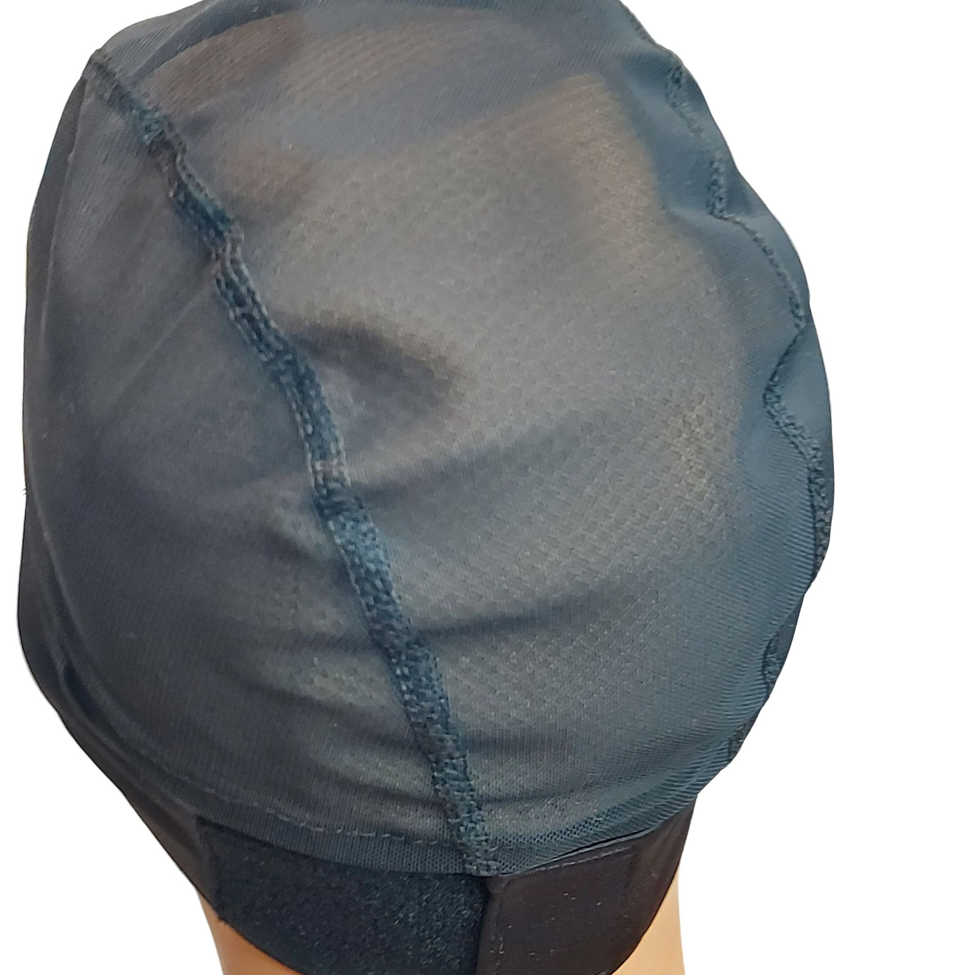 Headband Mesh Wig Cap Black – Base for Wig Making & Gym‑Ready Styles