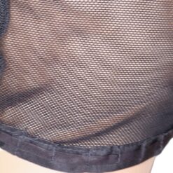 Headband Wig Cap with Adjustable Straps – Breathable, Custom-Fit Base for Wig Making (Black)