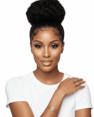 Evara Wigs 360 Invisi-Band Lace Wig – Kinky Straight Texture