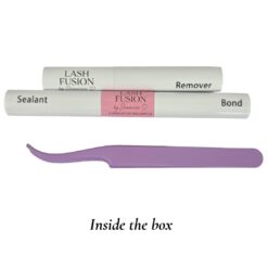Lash Fusion 2-in-1 bond, remover, and tweezer.