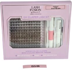 DIY Cluster Lash Kit – Feathered Volume & Soft Glam Lashes (CL5‑09 Luxe)