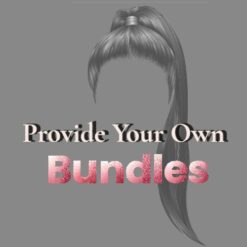 Provide Your Own Bundles Wig Service