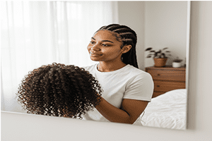 why Black women wear wigs — glueless unit with wig grip at home