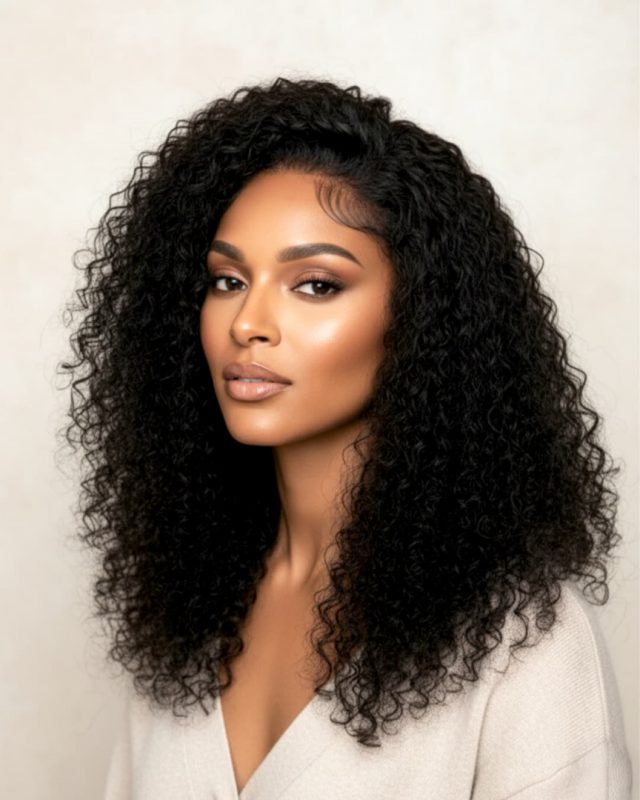 Burmese Curly Transparent Lace Wig | 20" | Evara Wigs