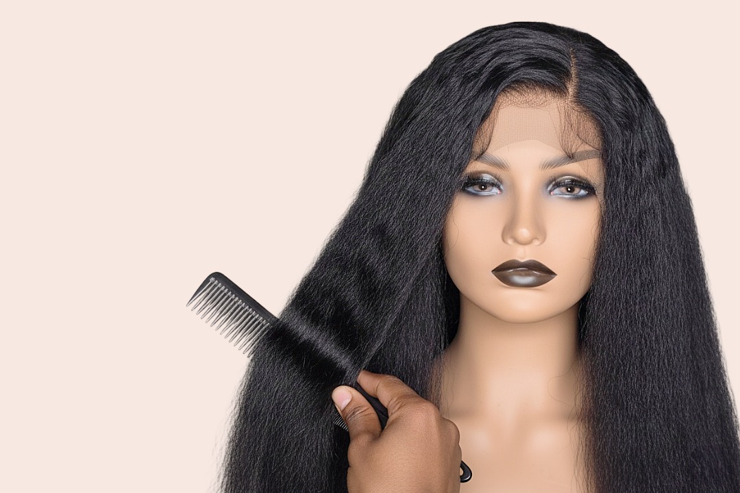 How to Best Wash a Human Hair Wig: Complete UK Guide 2025 - Afro Kinky Straight Wig on a female Mannequin head