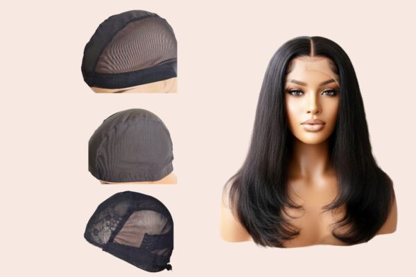 What are wig caps – Japanese mesh and drawstring wig caps on a mannequin head