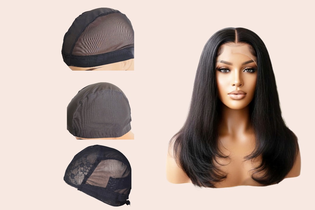 What are wig caps – Japanese mesh and drawstring wig caps on a mannequin head