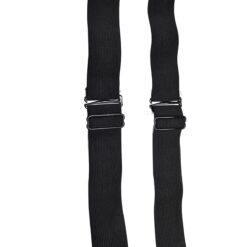 Adjustable elastic wig bands 2 pack black nylon webbing for wig making