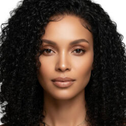 Ayana 24 pixie curl wig side view showing defined curls and full 250% density